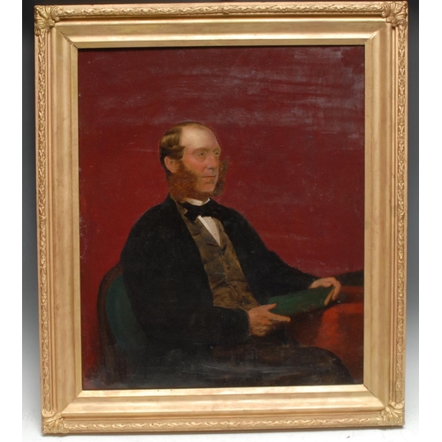 5250 - Victorian School
Portrait of a Gentleman, holding a book
oil on canvas, 57cm x 47cm