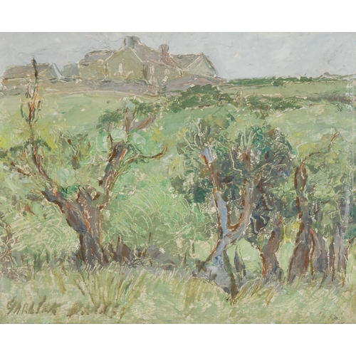 5265 - Gabriel Barnes
The Olive Grove
signed, oi on board, 25cm x 30.5cm