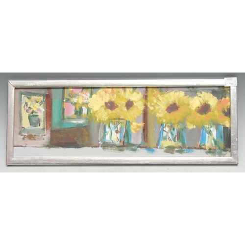 5283 - St Ives School
Still Life, Sunflowers
oil on board, 35cm x 37cm;  others (4)