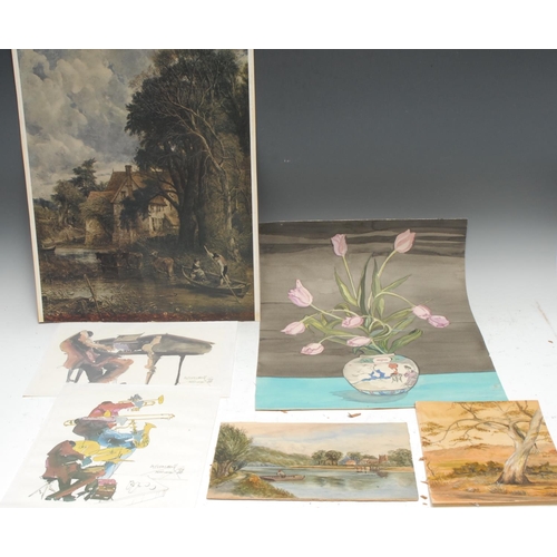 5284 - Folio - prints, watercolours, etc