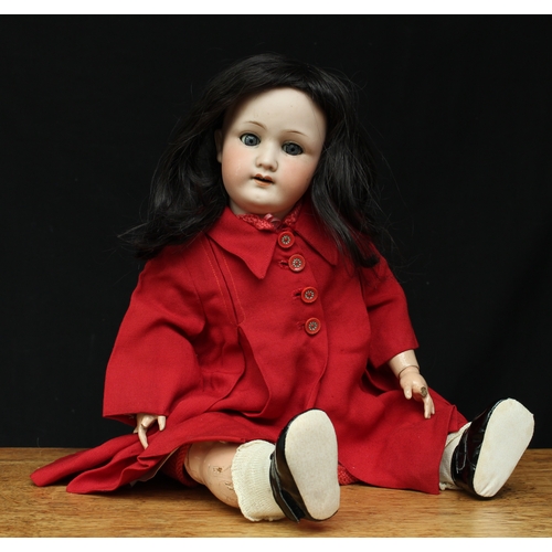 2003 - A Heubach Koppelsdorf (Germany) bisque head and ball jointed painted composition bodied doll, weight... 
