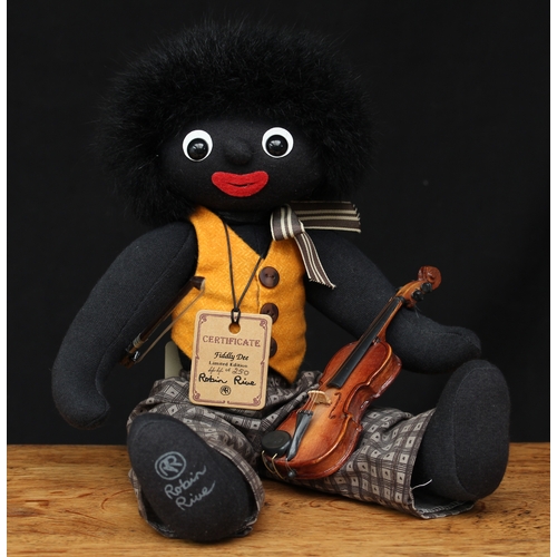 2021 - Robin Rive Countrylife Fiddly Dee Golly, wearing an orange waistcoat with brown trousers, 36cm high ... 