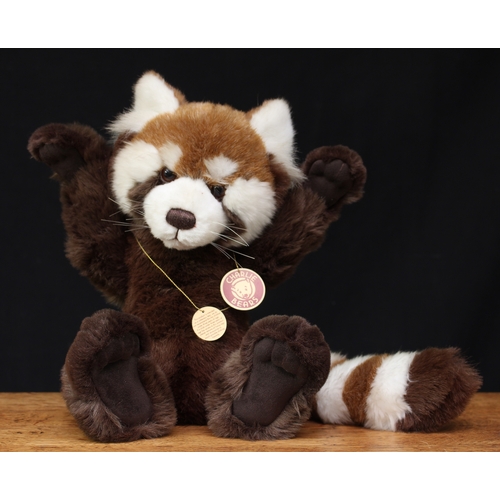 2040 - Charlie Bears CB083855 Ronnie the Red Panda/teddy bear, from the 2008 Charlie Bears Plush Collection... 