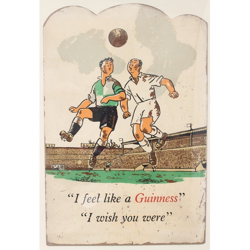 2073 - Advertising, Breweriana, Sporting Interest, Football - a rare and scarce large 1950's Guinness (Irel... 