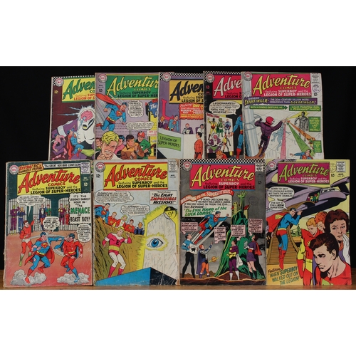2087 - Comics - Superman DC National Comics, Adventure Comics, comprising No.323, No.335, No.339, No.343, N... 