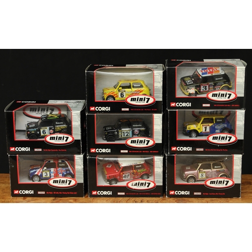 2093 - Corgi 1:36 scale Mini 7 Racing Club Limited Edition diecast models, comprising CC82203 Mini Seven Ra... 