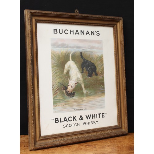 2116 - Advertising, Breweriana - an early 20th century James Buchanan & Co Ltd (Buchanan's) Black & White s... 