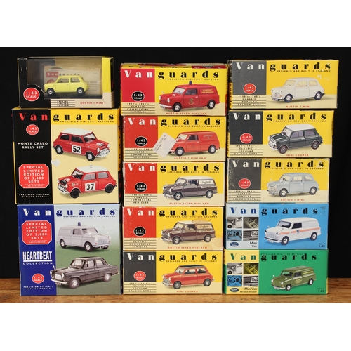 2121 - Vanguards 1:43 scale diecast model Minis, comprising HB2002 Heartbeat Collection Limited Edition set... 