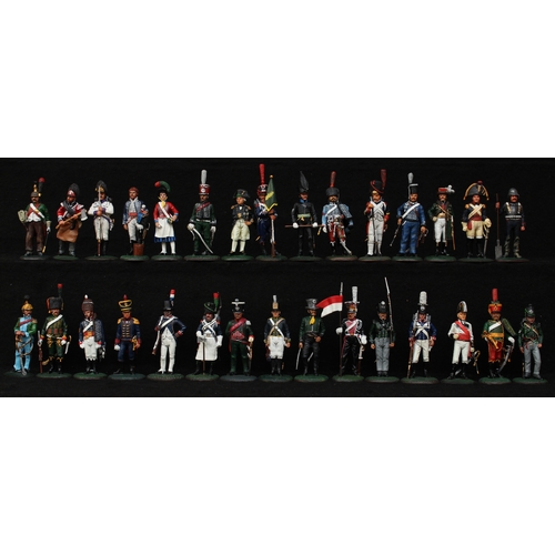 2129 - A collection of Del Prado painted cast metal figures, including 1802-1809 Martinique National Guard ... 