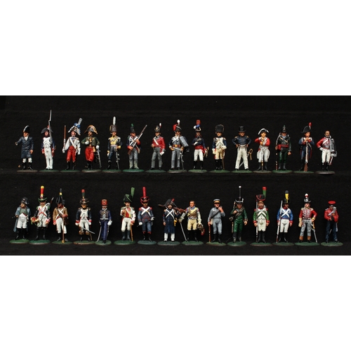 2130 - A collection of Del Prado painted cast metal figures, including 1812-1813 Neapolitan Guard Corporal,... 