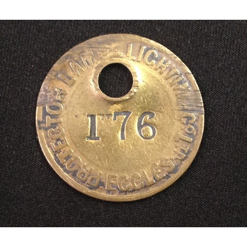 81 - British Miners Davy Lantern. Makers marked 