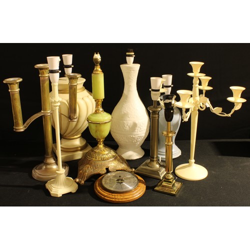 107 - Lighting - various table lamps;  etc