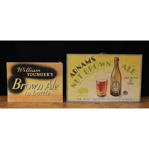 2142 - Advertising, Breweriana - a rectangular shaped easel backed pictorial showcard, depicting an open bo... 