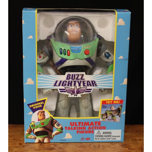 2153 - A 1990's Thinkway No.62809 Buzz Lightyear talking action figure, from Disney's Toy Story, fully pose... 