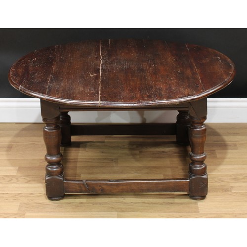 127A - A large circular coffee table, in the 18th century taste, 44cm high, 90cm diameter; an Arts & Crafts... 