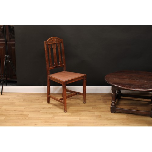 127A - A large circular coffee table, in the 18th century taste, 44cm high, 90cm diameter; an Arts & Crafts... 