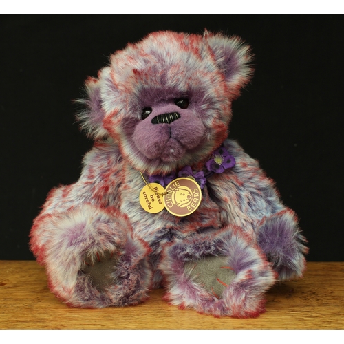 2196 - Charlie Bears CB631297A Pansy teddy bear, from the 2013 Secret Collection, designed by Heather Lyell... 