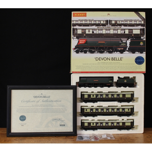 2226 - Hornby OO Gauge R2568 Devon Belle train pack, comprising West Country Class 