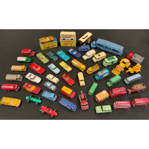 69 - Toys & Juvenalia - a Matchbox Series 74 Daimler bus, boxed; other unboxed and playworn diecast model... 