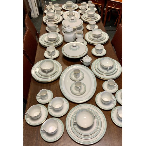 135 - A Royal Doulton Berkshire pattern dinner, tea and coffee service, for eight, printed marks