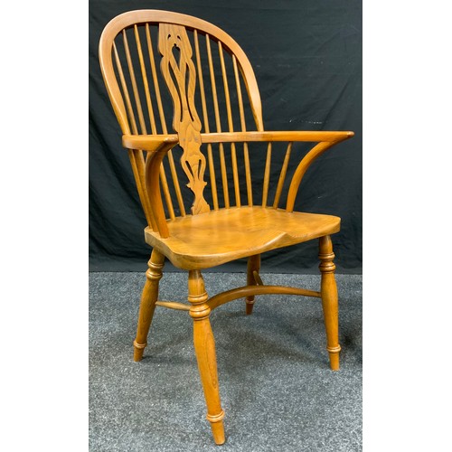 167 - A pair of John Parkin 18th century style windsor chairs