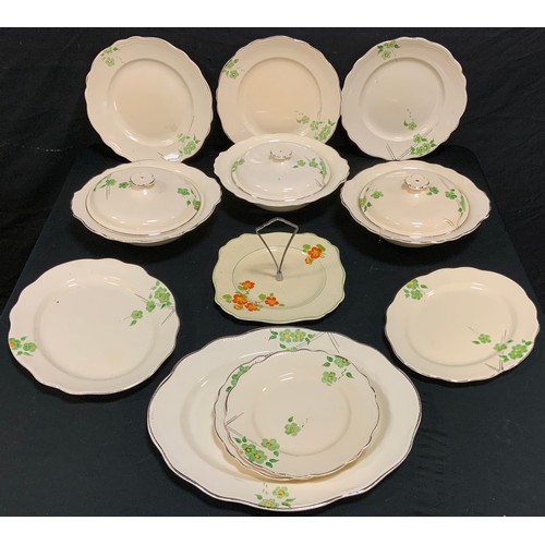 219 - A Thomas Foresters Phoenix ware Blossom pattern part tea set;  others Woods Clovelly; Meakin Trend H... 