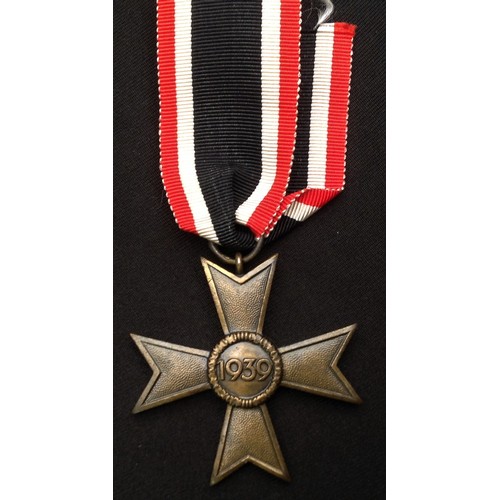 49 - WW2 Third Reich Kriegsverdienstkreuz 2.Klasse ohne Schwertern - War Merit Cross 2nd Class without Sw... 