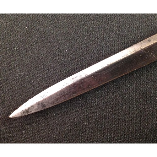 61 - French 1874 pattern Graz Bayonet with 520mm single edge blade. Arsenal maker marked St. Etienne and ... 