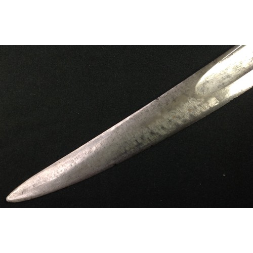 62 - French 1842 Pattern Bayonet with single edged fullered blade 570mm in length, maker marked and dated... 