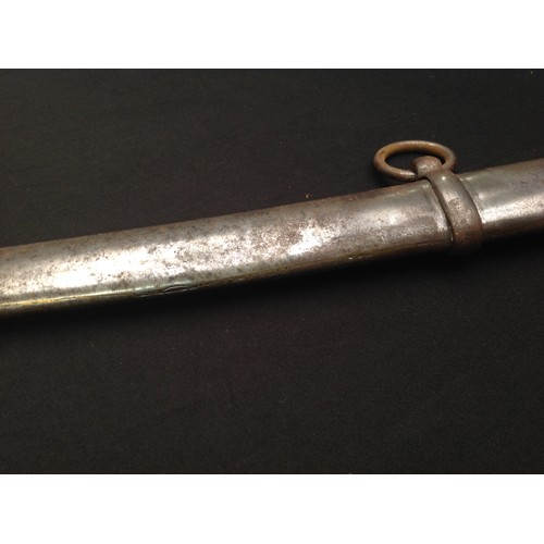 69 - US Civil War 1864 Pattern Cavalry Sabre with curved fullered single edged blade 840mm in length. No ... 