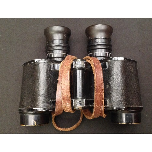 95 - WW1 British X8 Binoculars. French made example by 