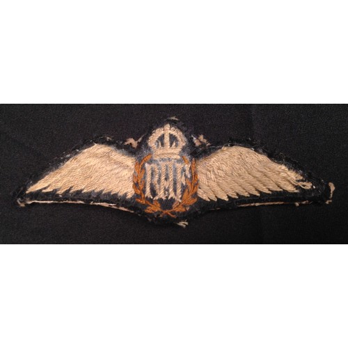 121 - WW2 and later British Army & RAF Cloth insignia: Pair of private purchase embroidered British Troops... 