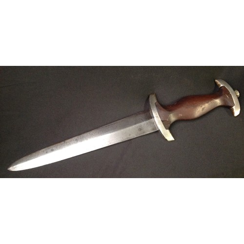 149 - WW2 Third Reich SA Dienstdolch SA Dagger with 210mm long double edged blade with 