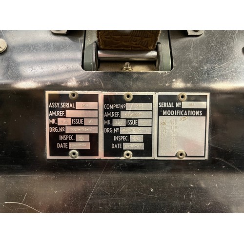 169 - RAF Martin Baker MK 3JS Ejector seat taken from Gloster Javelin Jet Fighter Serial Number XJ117. Thi... 