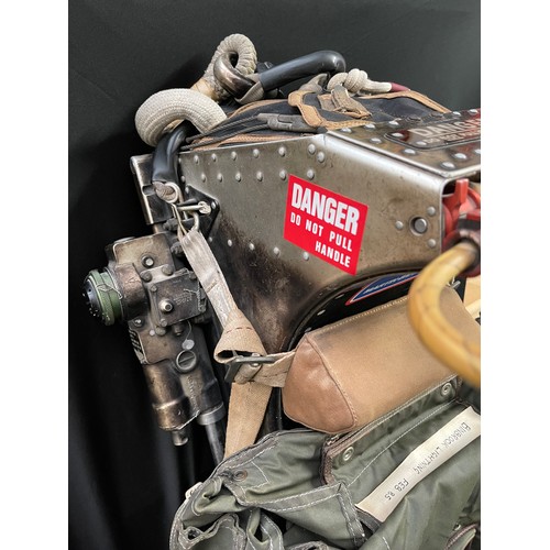 169 - RAF Martin Baker MK 3JS Ejector seat taken from Gloster Javelin Jet Fighter Serial Number XJ117. Thi... 