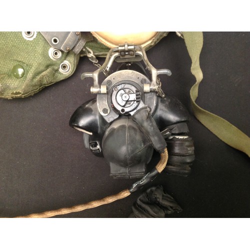 177 - RAF Flying Helmet Mk Ia. Stores ref 22C/2117, size 2 regular, with sun visor along with Type G cloth... 