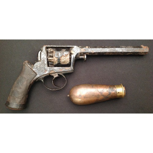 187 - Dean & Adams 1851 Patent Perscussion Cap Revolver. Serial number to frame 