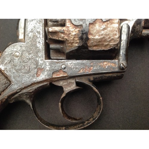 187 - Dean & Adams 1851 Patent Perscussion Cap Revolver. Serial number to frame 