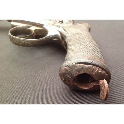 187 - Dean & Adams 1851 Patent Perscussion Cap Revolver. Serial number to frame 