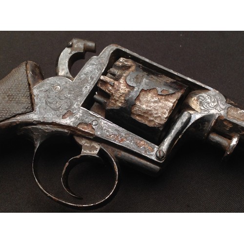 187 - Dean & Adams 1851 Patent Perscussion Cap Revolver. Serial number to frame 