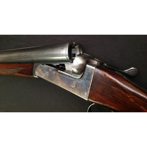 189 - Spanish Sabel 12 Bore Side by Side Shotgun serial number PG62546. 26 inch (66cm) long barrels. Doubl... 