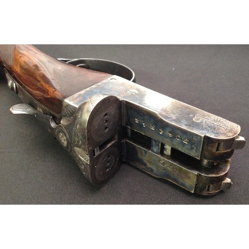 189 - Spanish Sabel 12 Bore Side by Side Shotgun serial number PG62546. 26 inch (66cm) long barrels. Doubl... 