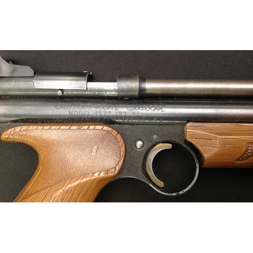 191 - Crossman American Classic Model 1377 .177cal Pump Up Action Air Pistol.  Serial number 878221688. 26... 