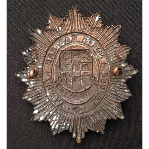 218 - Rare London & North Eastern Railway Police Helmet Plate. 1923 - 1948. Size approx 74mm x 64mm. Uncle... 