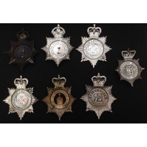 260 - A collection of Liverpool & District Police Helmet Plates to include: Kings Crown Liverpool City Pol... 