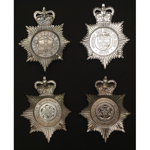 264 - Queens Crown York City Police Helmet Plate: Queens Crown York & North East Yorkshire Police: Queens ... 