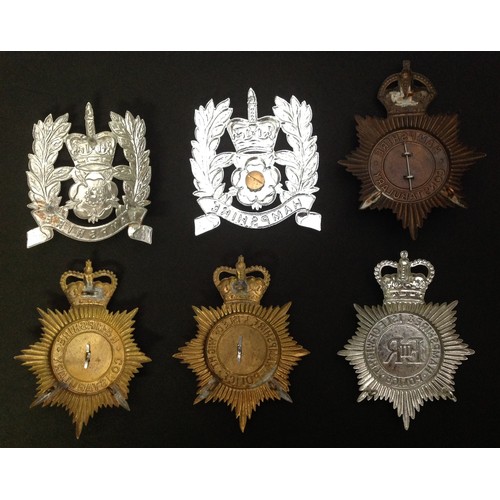 267 - A collection of Hampshire Police/Constabulary helmet plates to include: King Crown Hampshire Constab... 