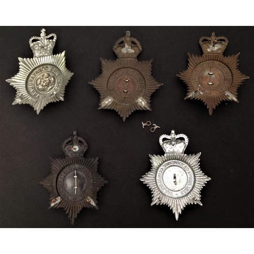 273 - Kings Crown West Riding Constabulary Night Plate, no fixings to reverse: Queens Crown West Riding Co... 