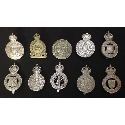 294 - A collection of Kings Crown Special Constabulary badges to include: Bucks: Surrey: Lancashshire: Met... 