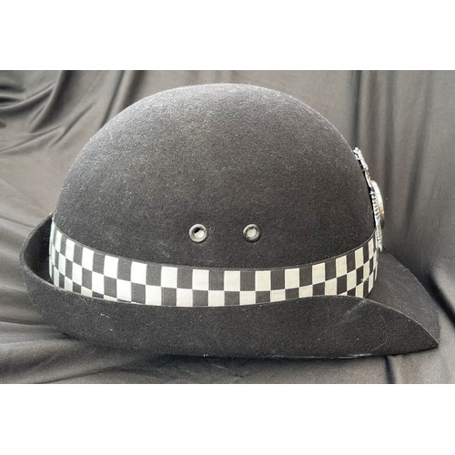 316 - Thames Valley Police WPC helmet. Queens Crown badge to front. No makers marks. Size approx 59.